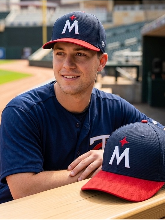Other - Minnesota Twins MLB Adjustable Navy & Red Embroidered Hat Cap NWT OSFM